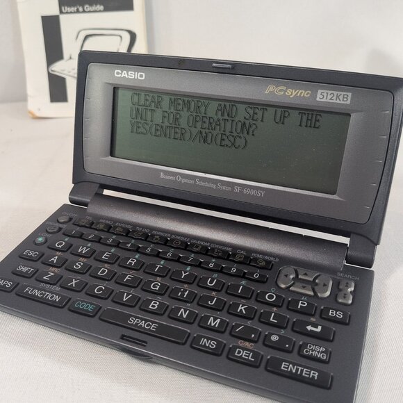 Casio SF-6900SY BOSS Business Organizer Scheduling System + Guide PDA Computer - Picture 3 of 16